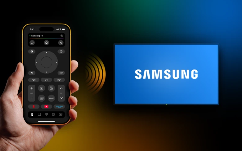 Smartfon ovládá televizor bez dálkového ovladače.