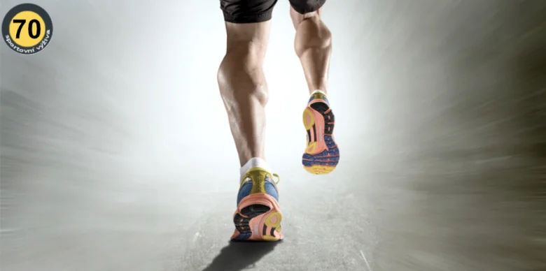 Running legs from behind