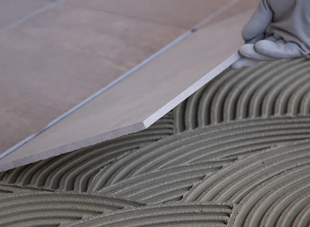 Tile installation process