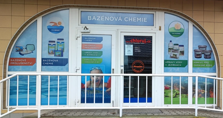 Obchod s chemií pro bazény v Praze
