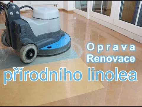 Profesionální bruska na podlaze pro vyhlazení linolea