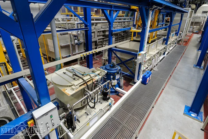 Industrial copper plating line